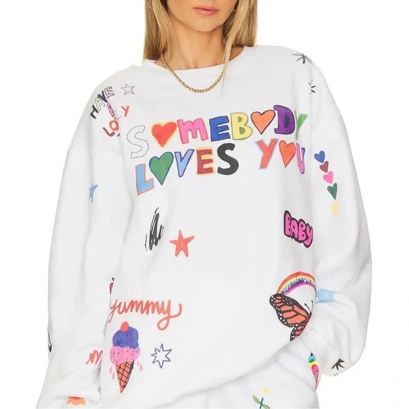 The Mayfair Group Somebody Love You Crewneck - Picture 1 of 5